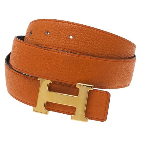 hermes belt orange|reversible Hermes belt.